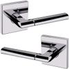 Baldwin L021055PASS L021.Pass L021 Passage Lever Set with R017 Rose, Estate Collection view 4