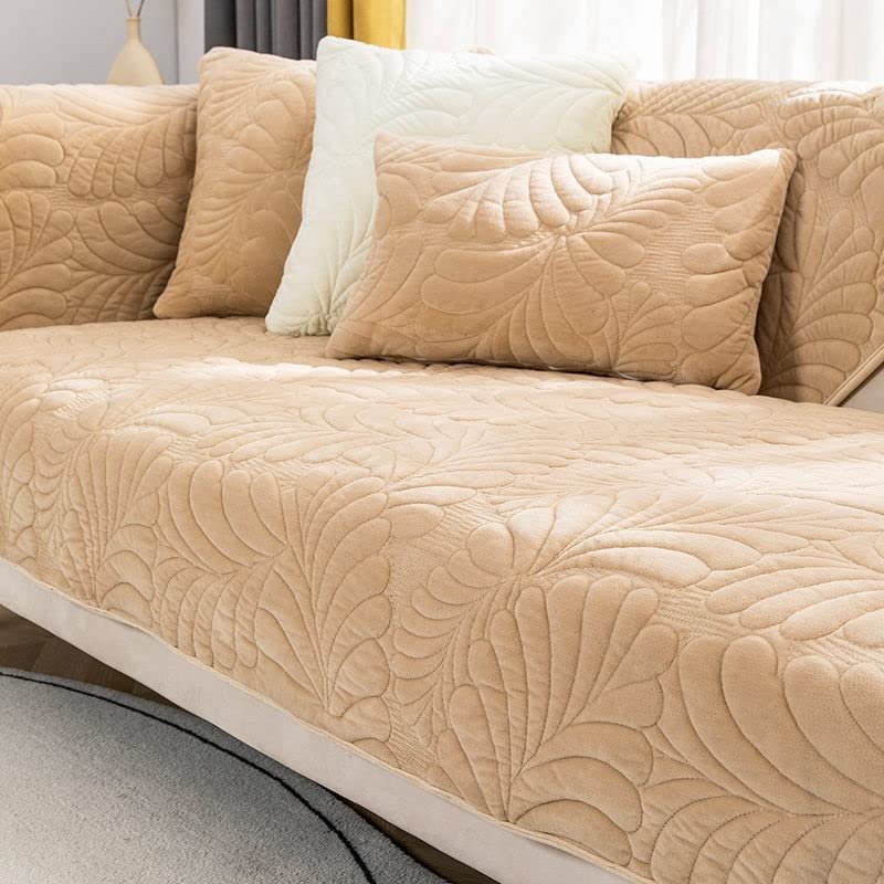 uyeoco Velvet Sofa Cover for L-Shaped, U-Shaped and Sectional Sofas