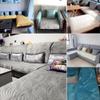 uyeoco Velvet Sofa Cover for L-Shaped, U-Shaped and Sectional Sofas view 3