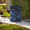 Navy Blue Rose Gold Agate Double-Sided Welcome Garden Flag, 12.5 x 18 Inches view 4
