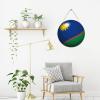 Shabby Chic Namibia Flag Ball Wooden Hanging Sign, 20 x 20 cm view 3