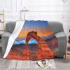 Arches National Park Multi-Size Ultra-Soft Flannel Blanket, Lightweight Plush Sofa Blanket view 2