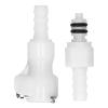 1/4-Inch Food-Grade Plastic Tubing Quick-Disconnect Coupling with Shutoff view 4