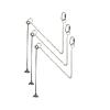 Hanging Vegetable Skewer Feeder for Chickens and Birds, Color B view 1