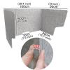 Folding Acoustic Desk Privacy Divider, Gray view 3