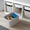 IKEA TROFAST Storage Combination, White/Gray, 99 x 44 x 56 cm view 3