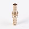 1-Pc. Brass Hose Barb Bulkhead Reducing Straight Adapter, 12 Stable–14 Flexible view 1