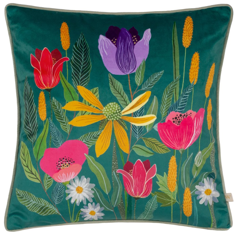 Wylder Nature House of Bloom Feather-Filled Cushion