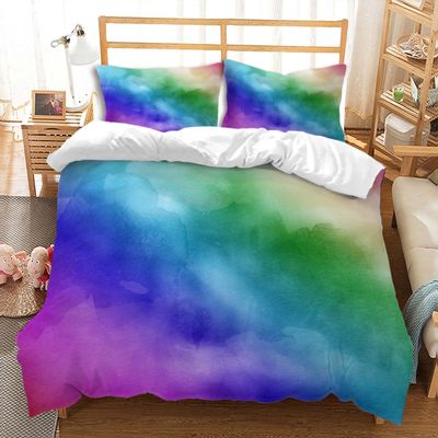 huitutu Graffiti Microfiber Duvet Cover Set, 155 x 220 cm