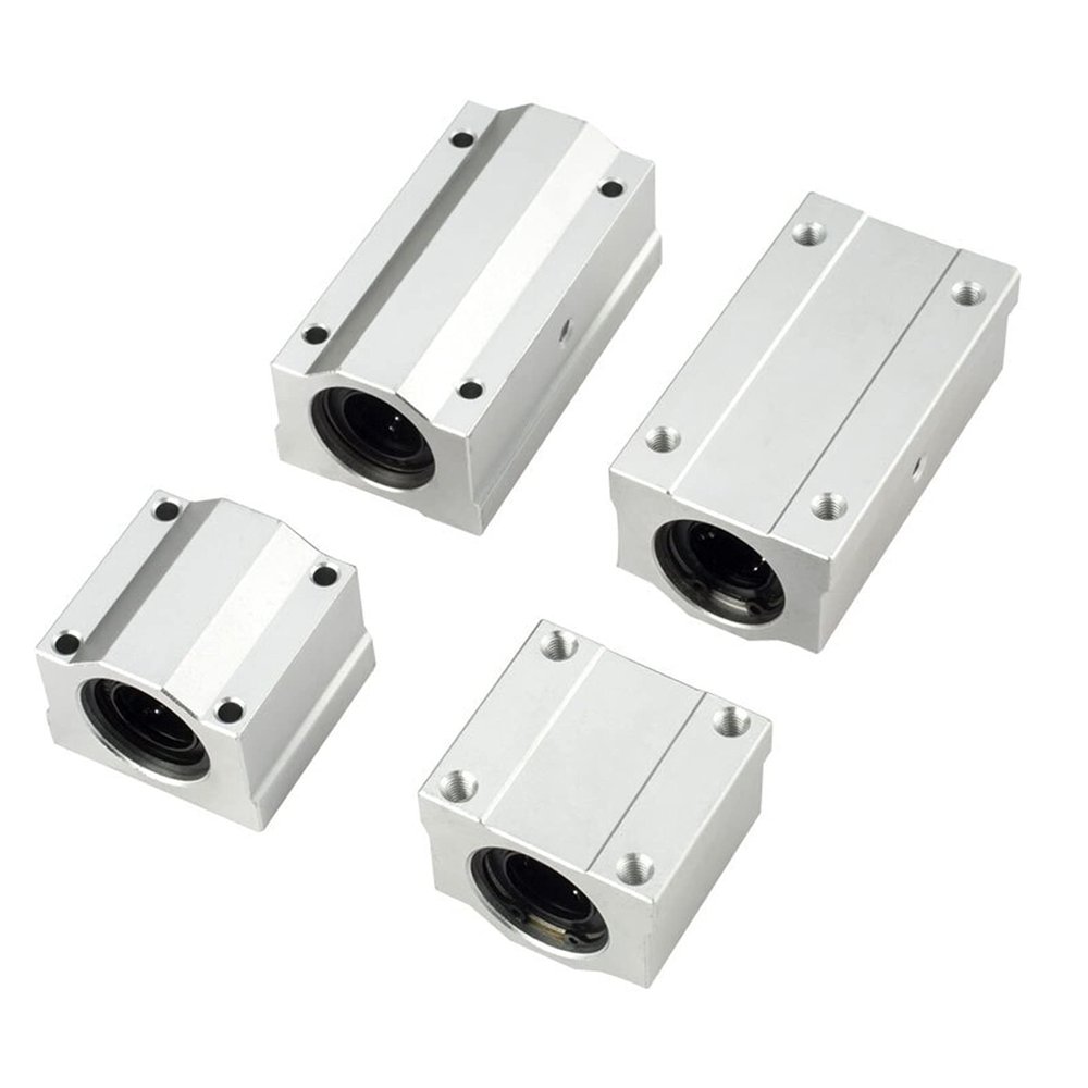 BATLAM SCS 6/8/10/12/13/16/20/25/30 UU/LUU Linear Motion Ball Bearing Blocks for CNC Routers and 3D Printers (Color: SCS8UU) (SCS6UU)