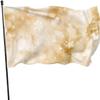 Gold Snowflake Winter Glitter Christmas Flag, 3 x 5 ft, One-Sided Print, Welcome Family Banner view 1