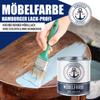 Hamburger Lack-Profi Satin-Matte Furniture Paint, Light Gray RAL 7035, for Wood and Metal, Indoor & Outdoor (1 L) view 3