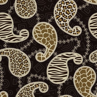 HEKO PANELS Waterproof Oxford Fabric, Animal Fur Pattern, 1 Meter, 155 x 100 cm
