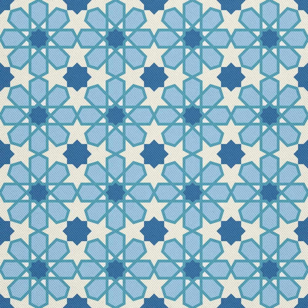 HEKO PANELS Waterproof Oxford Fabric, Islamic Design, 155 x 300 cm