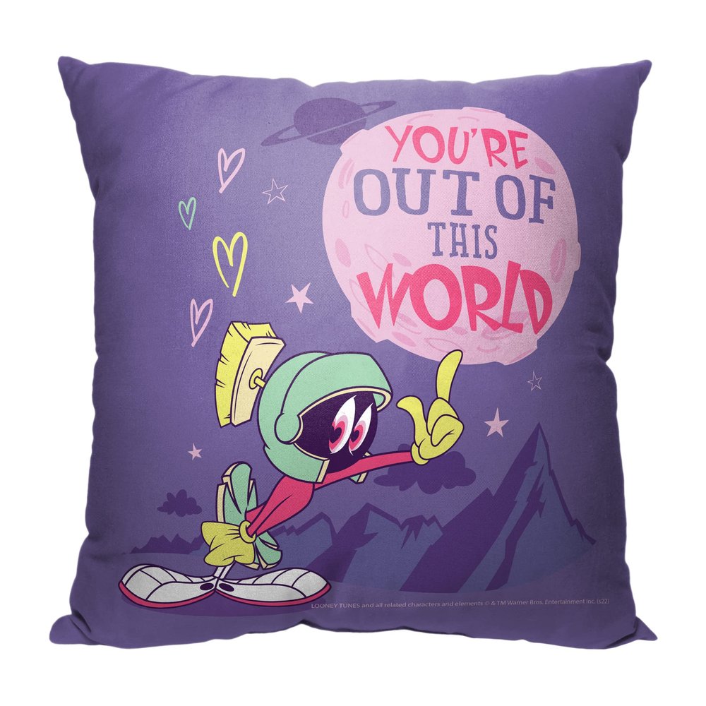 Northwest Looney Tunes Pillow, 45.7 x 45.7 cm, Outta This World