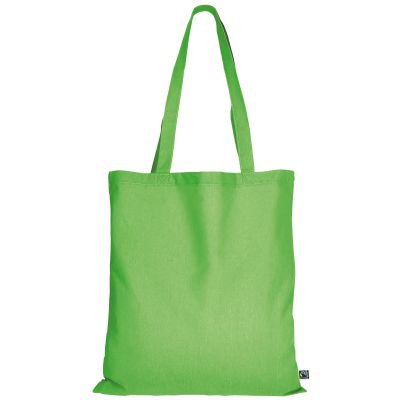 TEXXILLA 50-Pack Fairtrade Cotton Tote Bags, Light Green, 38 x 42 cm