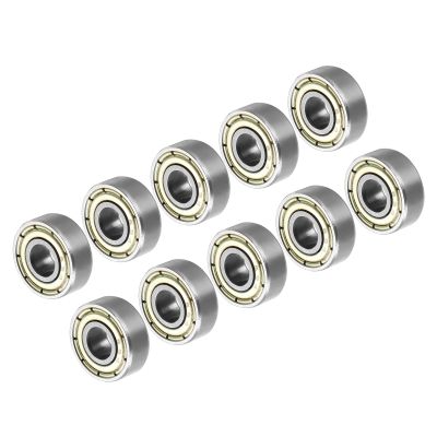 CoCud 694ZZ Deep Groove Ball Bearings, 4 mm x 11 mm x 4 mm, Carbon Steel, Double Shielded, 10-Pack