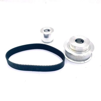 STORKY GT2 Timing Pulley Set, 20T and 60T, 3:1/1:3 Ratio, 10 mm Belt, 240 mm Length