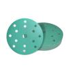 AWAPRO Hook-and-Loop Sanding Discs, 150 mm, P1500, 15-Hole, Green, 25-Pack view 1