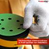 AWAPRO Hook-and-Loop Sanding Discs, 150 mm, P1500, 15-Hole, Green, 25-Pack view 4