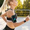 ONEFLOW Workout Case for Sony Xperia 10 III, Sports Armband with Touchscreen Window, Blue view 3