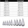 Fishing Sinkers, 5-Piece Lead Weight Kit, 30–80 g view 2