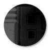 DEQORI Round Glass Cutting Board, 30 cm, Solid Black view 1