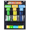 Eamay Pocket Chart for Classroom and Home, Black view 1