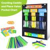Eamay Pocket Chart for Classroom and Home, Black view 3