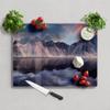 DEQORI Glass Cutting Board, 40 x 30 cm, Dramatic Vestrahorn Design view 2