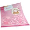 Marianne Design Collectables Bed by Marleen Dies, Pink view 1