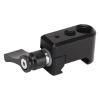 CCYLEZ NATO Rail Clamp, Aluminum Alloy, 1/4-Inch & 3/8-Inch Screw Holes, Black, for Cameras, Camcorders & Rail Mounting view 1