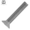 Techtanium M6 x 16 mm A2 Stainless Steel Countersunk Screws, Phillips Z, 200-Pack, DIN 965 view 3