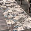 Mazovia Hallway Runner 60 x 375 cm, Cream and Anthracite, Abstract, Soft, Easy-Care view 1
