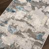 Mazovia Hallway Runner 60 x 375 cm, Cream and Anthracite, Abstract, Soft, Easy-Care view 3