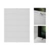metablo Made-to-Measure Thermal Pleated Blind, Drill-Mounted, White, W 61–70 cm, H 151–200 cm view 1