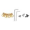 SameeHome Brass Hex Adapters for Wheel Hubs, 4-Piece Set, 5 mm/12 mm, for B14 B16 B24 B36 C14 C24 MN D90 D91 RC Cars view 1