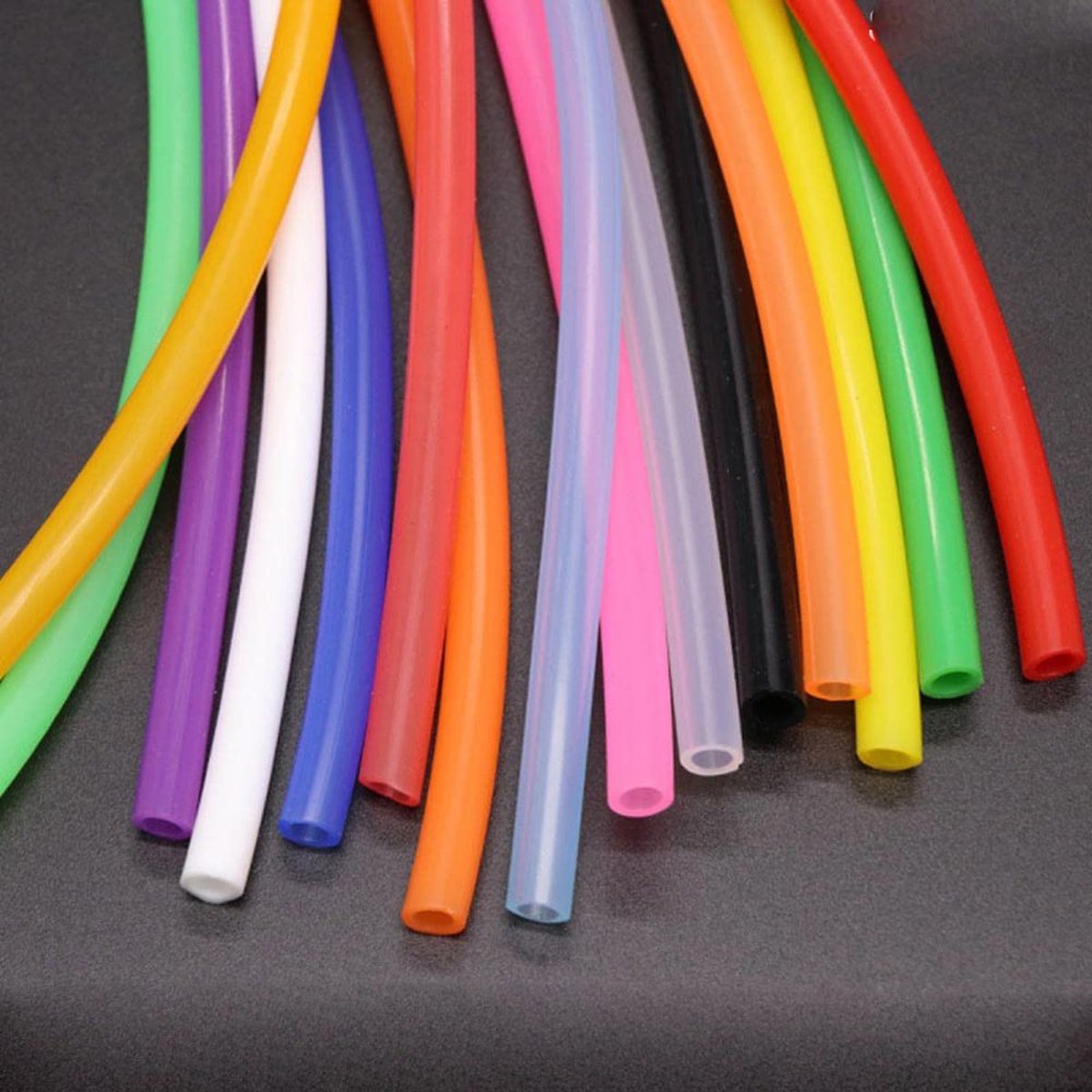 1 m Silicone Tube, Flexible Rubber Hose, Transparent, 5 mm ID, 8 mm OD