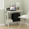 Furinno Simplistic A-Frame Computer Desk, Gaming Desk, White view 2