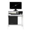 Furinno Simplistic A-Frame Computer Desk, Gaming Desk, White view 3