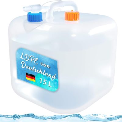 Reinalin Collapsible Water Containers, 4-Pack, 20L