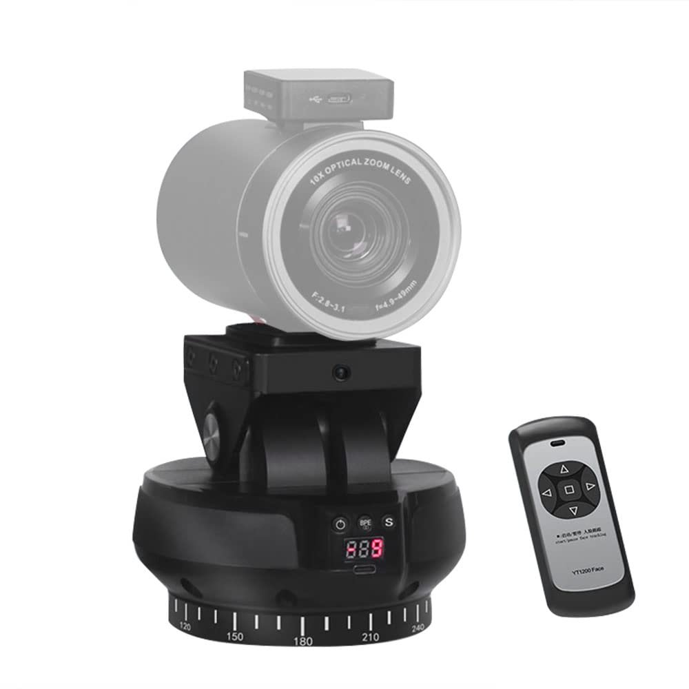 Andoer YT1200 Motorized Pan/Tilt Head with Remote and Phone Clip
