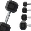 G5 HT SPORT Professional Rubber-Coated Hex Dumbbell, 1–50 kg | Weightlifting for Gym or Home Gym | Ergonomic Non-Slip Grip | Sold Individually (2 x 10 kg) view 1