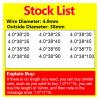 ZSBLXHHJD Replacement Cargo Release Compression Spring, 4.0 mm Wire, 38 mm Outer Diameter, 70 mm Length, 5-Pack view 3