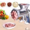 Manual Meat Grinder, Aluminum Alloy, Silver, 23 cm view 3