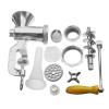 Manual Meat Grinder, Aluminum Alloy, Silver, 23 cm view 4