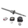 Coavoo SFU2510 1450mm Ball Screw, C7 Anti-Backlash, with Ball Nut, FK20/FF20 Supports and 14 x 17mm Coupling Kit for CNC view 1