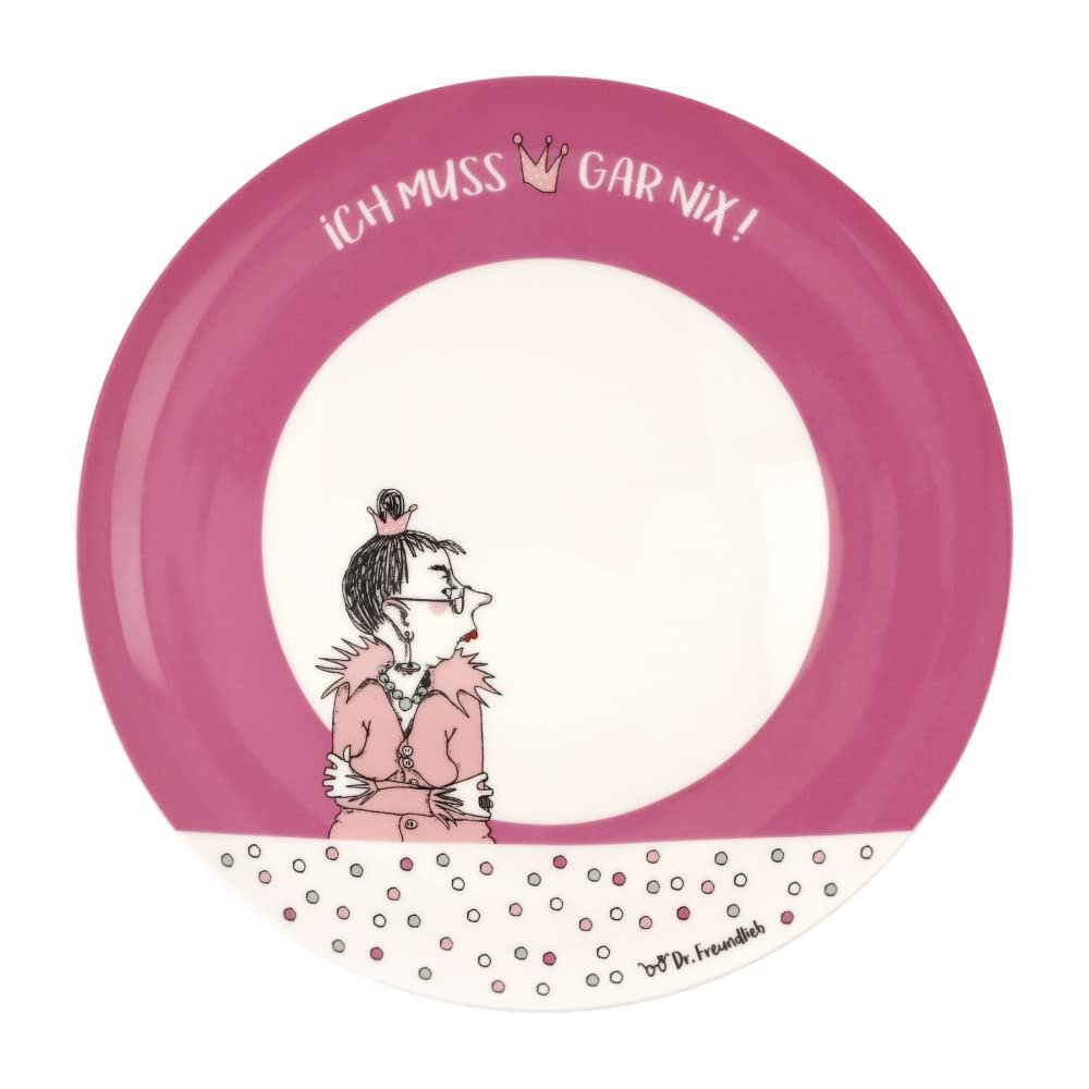 Barbara Freundlieb Plate - I Don't Have to Do Anything