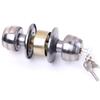Cabilock Silver Ball Door Lock for Bathrooms and Bedrooms, Stainless Steel view 2