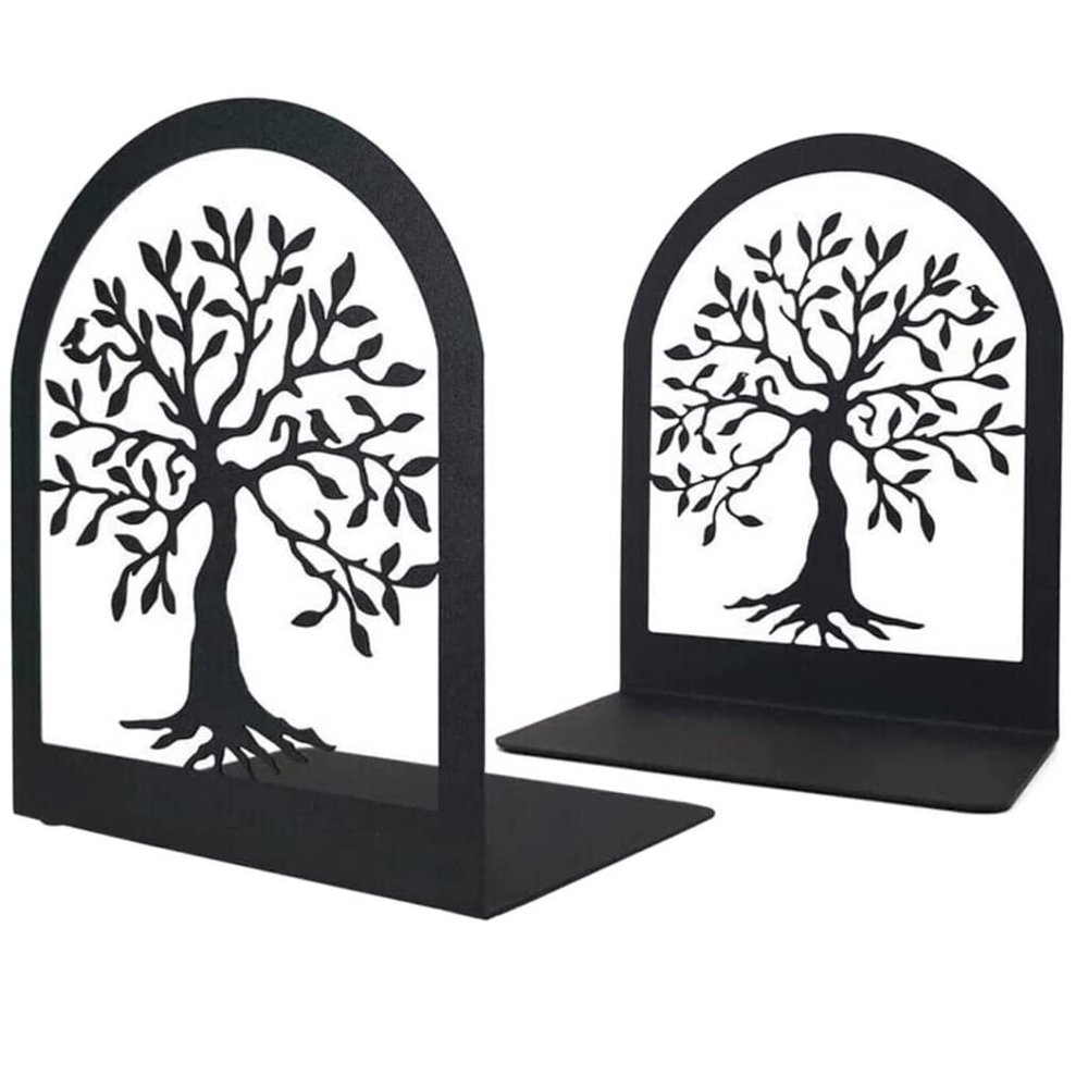 KYUSAR Decorative Bookends, Tree of Life Design